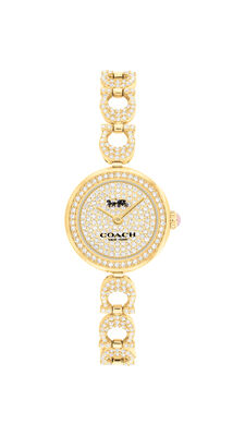 Coach Ladies Gold Plated Stainless Steel Gracie Watch 14504219